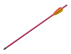 Стрела арбалетная Man Kung, алюминиевая, красная, длина 16" (40,6 см)