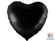 Сердце 48 см АССОРТИ  фольга  ( шар  + гелий + лента )