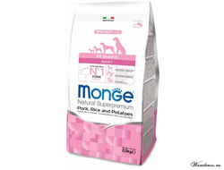 Monge Dog Speciality Монж корм для собак всех пород свинина с рисом и картофелем 12 кг