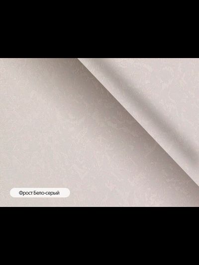 "Фрост", рулонная штора в сборе, 80 %. Серо-белый