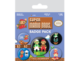 Значки Nintendo: Super Mario Bros. (Retro) набор 5 шт.