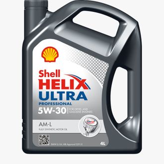 Масло моторное SHELL Helix Ultra Professional AM-L 5W30 синтетическое 4 л.