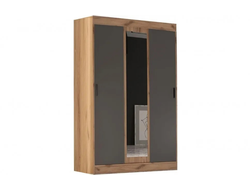 Шкаф-купе "Бася" (Крафт\Графит)