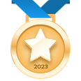 Медаль 2023 за победу в премии