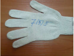 Перчатки рабочие хб 7,5 класс вязки