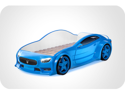 кровать-машина объемная EVO Мазерати синяя