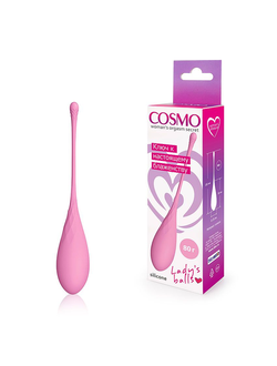 Нежно-розовый вагинальный шарик со шнурком Производитель: Bior toys, Россия