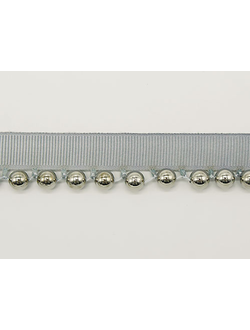 Декоративная тесьма с бусинами для отделки штор, подушек, домашнего текстиля