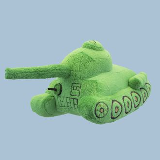 Плюшевая игрушка танк Т-34