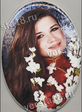 Фото фарфор цветной 13х18 см