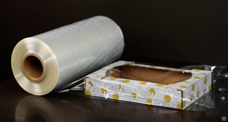 ПОФ полиолефиновая пленка термоусадочная (300мм×600м 23,5 мкр)для упаковки для маркетплейсов купить