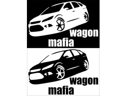 Наклейка Wagon mafia 4