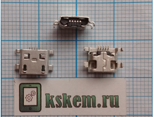 Разъем зарядки microusb №58 Dexp Ursus S280, BlackBerry 8900, 9500 Curve Dexp Ursus P110 3G, Digma TT7223PG