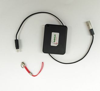 Кабель micro USB (USB A штекер - micro B штекер) 1м, складной, с карабином, плоский