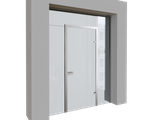 Алюминиевая дверная коробка для ЦСП перегородок HAG AF-050