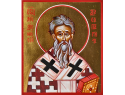 Дионисий Ареопагит, Священномученик, епископ Афинский. Рукописная икона.