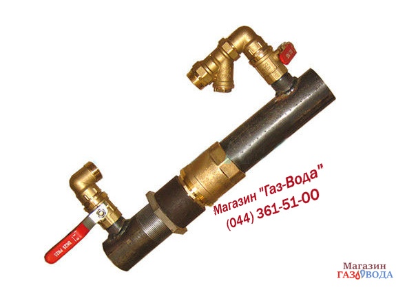 Байпас для насоса циркуляционного ДУ 40, ДУ 50 с клапаном краном ...