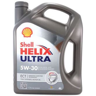 Моторное масло Shell Helix Ultra ECT 5W30 синтетическое 4 л.