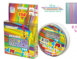 Шнур плетеный German Spider Multicolor x4&quot; 150м 0,35