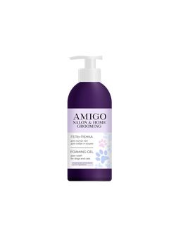 AMIGO Гель-пенка для мытья лап для собак и кошек 300мл