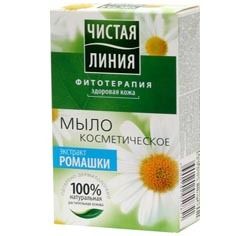 Мыло косметич. Чистая линия экстракт ромашки 80г