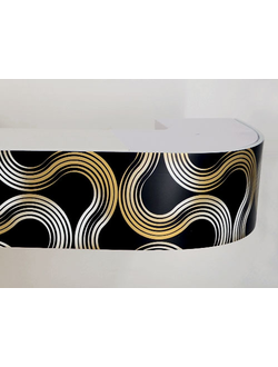 "Престиж (85)", планка отрезная для карниза ПВХ