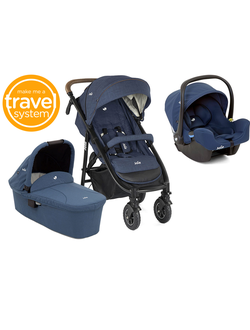 Joie Mytrax 3 в 1 коляска + спальный блок Joie Ramble  + автокресло i-snug