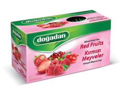 Чай &quot;микс красных ягод&quot; (Kirmizi Meyveler Karisik Cayi), 20 пакетиков, Dogadan, Турция