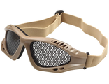 Защитные очки Goggle хаки-песок (сетка)