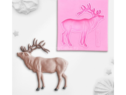 Молд силиконовый 8х7,5х1 см "Олень"