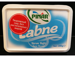 Творожный крем-сыр Labne “Лабне» лёгкий (Yarim Yağlı Taze Peynir), 200 гр., Pinar, Турция