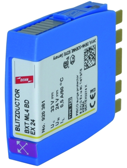 920381	BLITZDUCTOR XT модуль УЗИП Type 2 для двух пар 24 В во взрывоопасных зонах