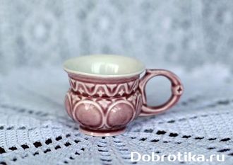 Маленькая чашечка розовая, арт. 3950