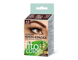 Fito color Крем-краска для бровей и ресниц тон горький шоколад  Арт1213 2х2мл