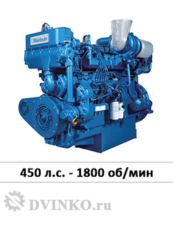 Судовой двигатель Baudouin 6M26.2C450-18 450 л.с. 1800 об/мин