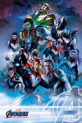 Постер Maxi Avengers: Endgame (Quantum Realm Suits)