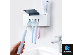 Дезинфицирующий держатель для зубных щеток Xiaomi Liushu Sterilization Toothbrush Holder (белый)