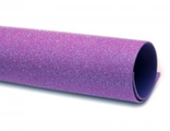 Фоамиран глитерный (перламутровый), толщина 2 мм, 20*30 см, цвет фиолетовый (№24)