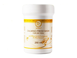 Calming Fresh Mask for dry Skin with White Lily Pomgranate Olive Extracts  250 ml