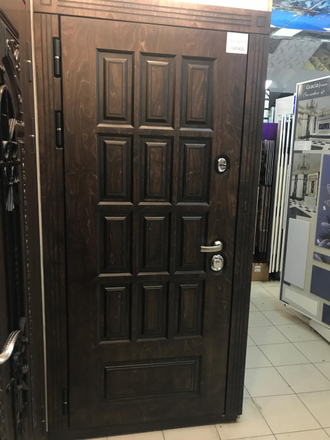 Дверь металлическая "Центурион" лиственница морёная с терморазрывом (ПОД ПАНЕЛЬ)