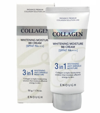 ENOUGH / Крем с морским коллагеном Collagen 3 in1 Whitening Moisture BB SPF47 PA+++, 50 мл. 870276