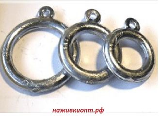 Груз &quot;Кольцо&quot; (свинец) 150гр 10шт.