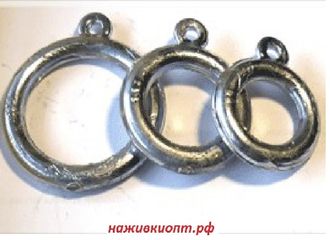 Груз &quot;Кольцо&quot; (свинец) 150гр 20шт.