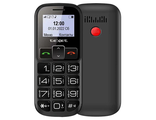 4650071142107 Телефон мобильный  TEXET TM-B322 черный-красный (127101), 600 мАч, 2 SIM