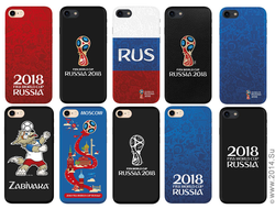 Чехлы с символикой ЧМ-2018 FIFA и талисманом «Забивака» (оптом)