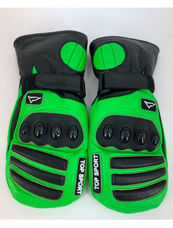 Варежки горнолыжные TOP SPORT EXCLUSIVE зеленые