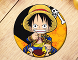 Значок круглый &quot;One Piece.&quot; Luffy 44 мм