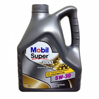 Моторное масло MOBIL Super 3000 X1 Formula FE 5W30 синтетическое 4 л.
