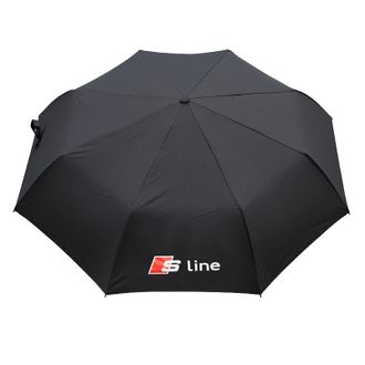 автоматический, зонт, ауди, слайн, audi, sline, umbrella, от дождя, складной, чёрный, эпонж, эс лайн