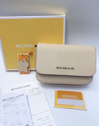 Сумка Michael Kors Crossbody Beige / Бежевая